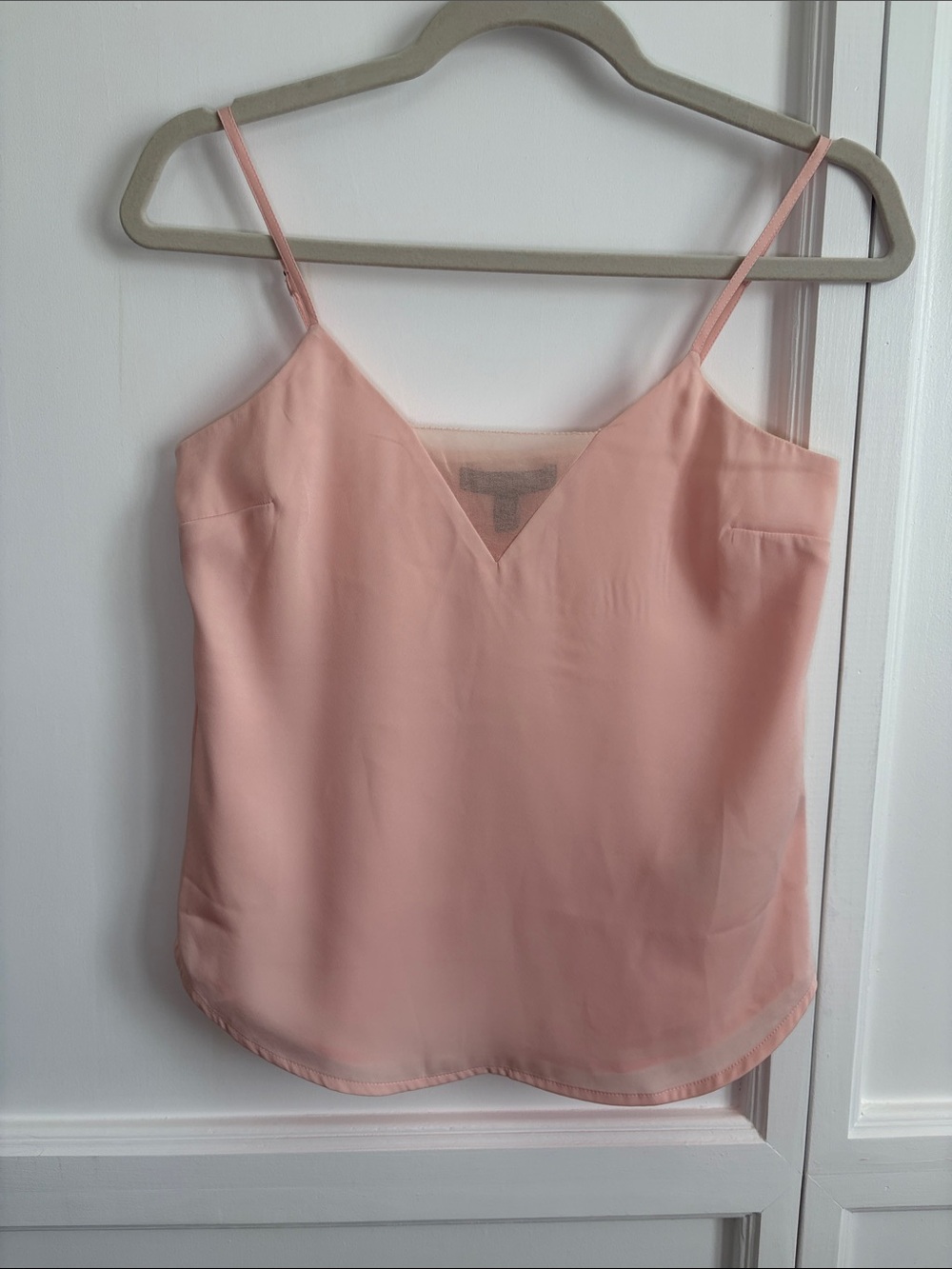 NWT Banana Republic Blush Pink Lined V-Neck Spaghetti Strap Cami petite